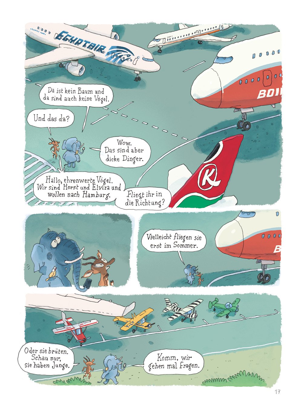 Herr Elefant & Frau Grau: Abflug!