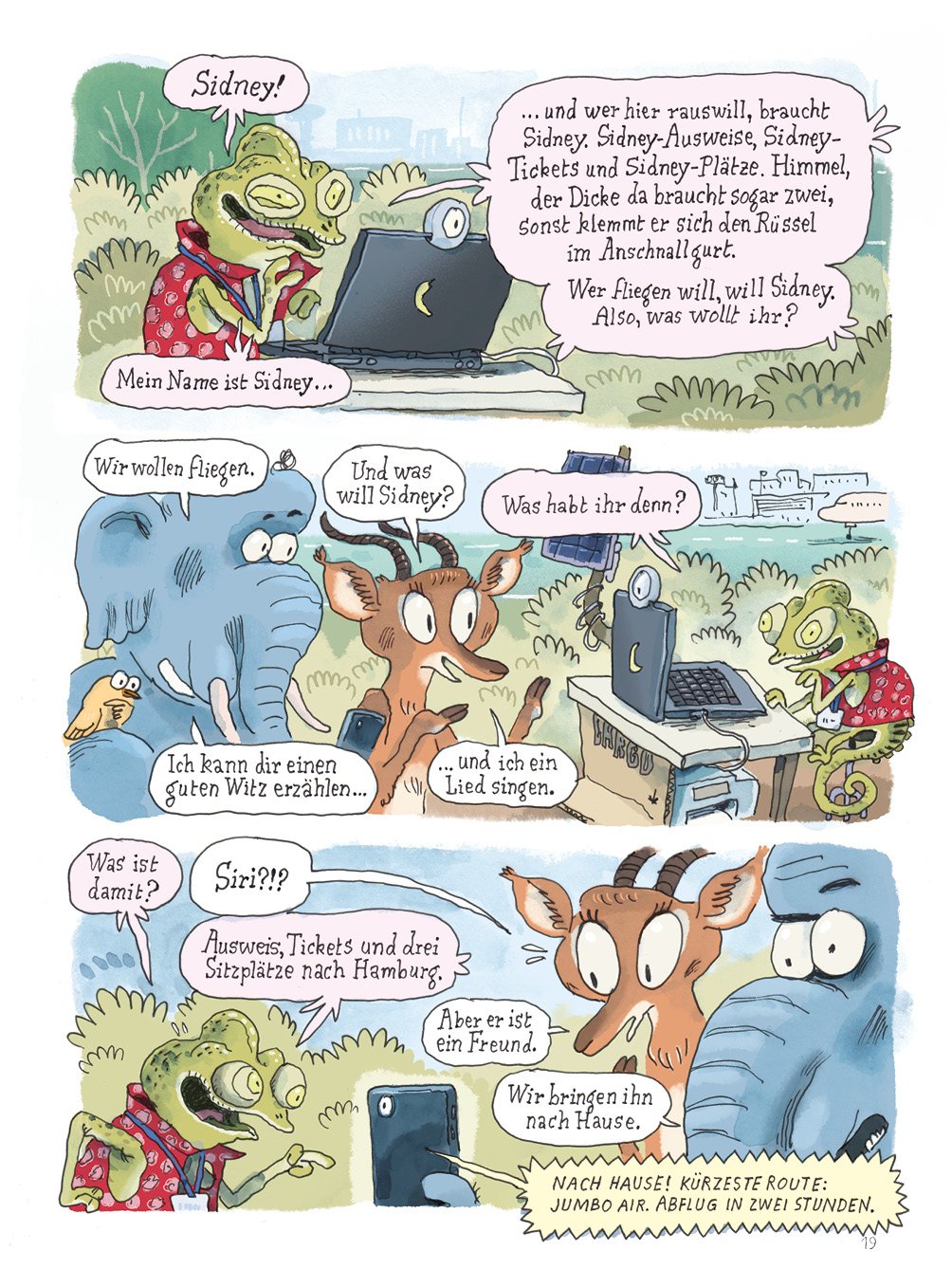 Herr Elefant & Frau Grau: Abflug!