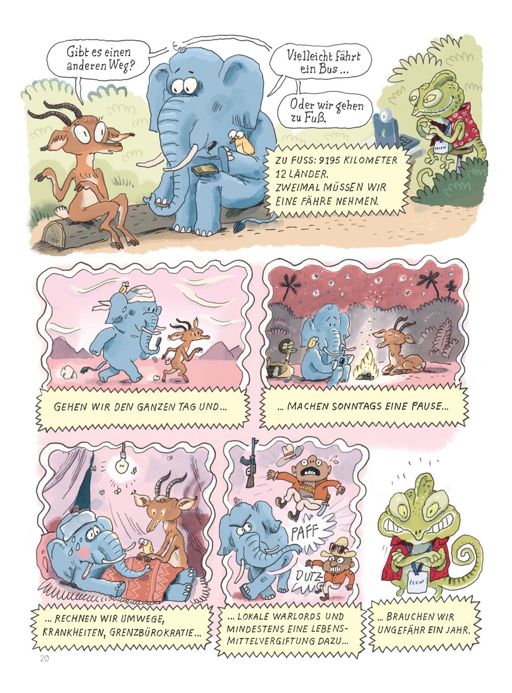 Herr Elefant & Frau Grau: Abflug!